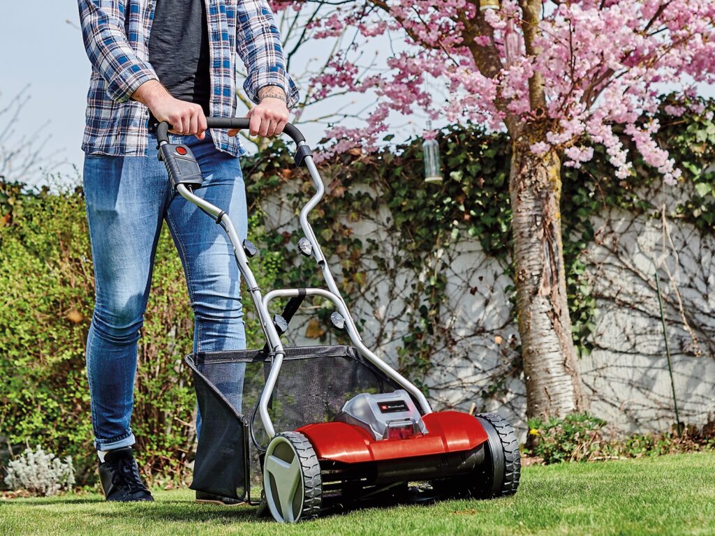 Tosaerba ellittico a batteria Einhell - MG Marketing Giardinaggio