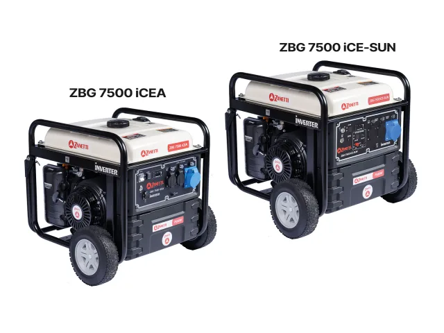 Generatori ZBG 7500 iCEA e ZBG iCE-Sun: due soluzioni, un unico obiettivo