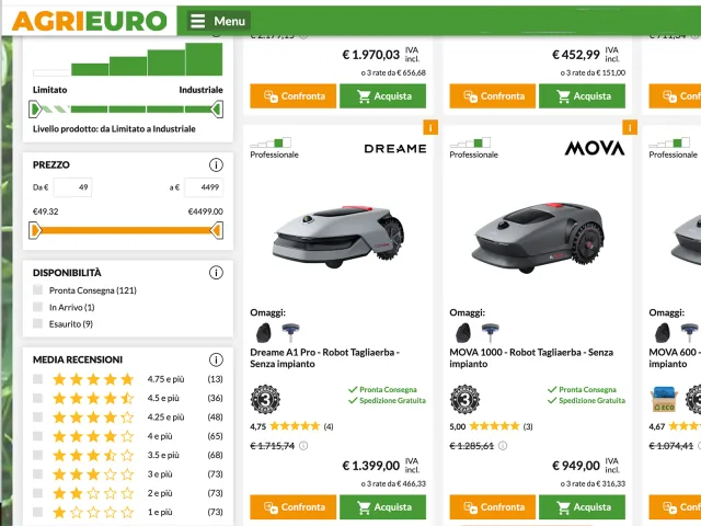 Il catalogo Agrieuro si amplia con i marchi Dreame e Mova