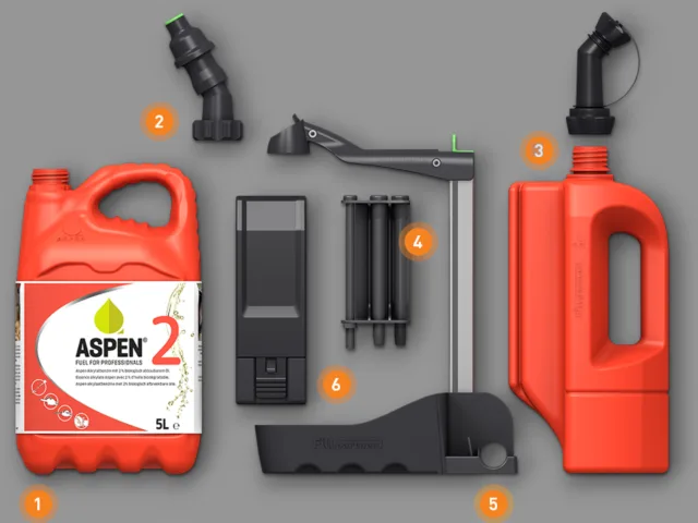 Combihandle di Aspen per i professionisti della motosega