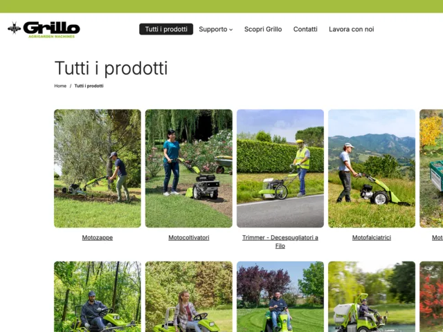 Da Grillo un nuovo sito per rafforzare identità e presenza sul mercato