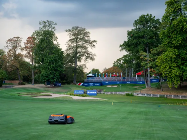 La tecnologia robotica automatizzata di Husqvarna al centro del Brabazon Course